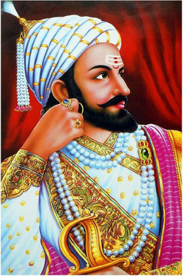 

Aabhaas Shivaji Wall Poster Fine Art Print(12 inch X 18 inch, Rolled)