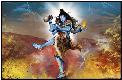 

Aabhaas Shiva Wall Poster Fine Art Print(12 inch X 18 inch, Rolled)