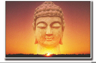 

Aabhaas Buddha Wall Poster Fine Art Print(12 inch X 18 inch, Rolled)