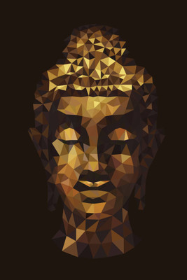 

Aabhaas Buddha Wall Poster Fine Art Print(12 inch X 18 inch, Rolled)