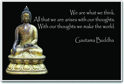 

Aabhaas Buddha Wall Poster Fine Art Print(12 inch X 18 inch, Rolled)