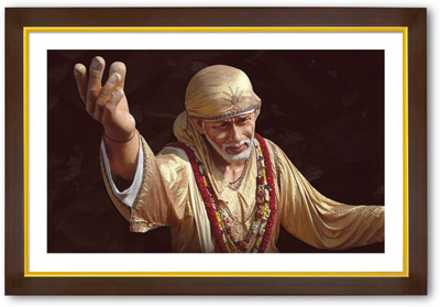 

Aabhaas Sai Baba Wall Poster Fine Art Print(12 inch X 18 inch, Rolled)