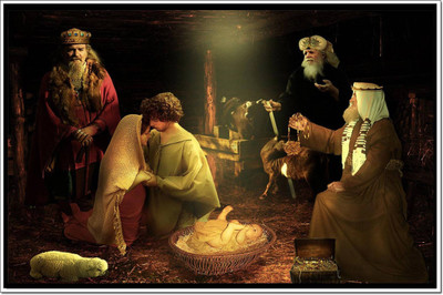 

Aabhaas Jesus Christ Wall Poster Fine Art Print(12 inch X 18 inch, Rolled)