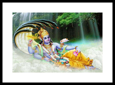 

Aabhaas Vishnu Wall Poster Fine Art Print(12 inch X 18 inch, Rolled)