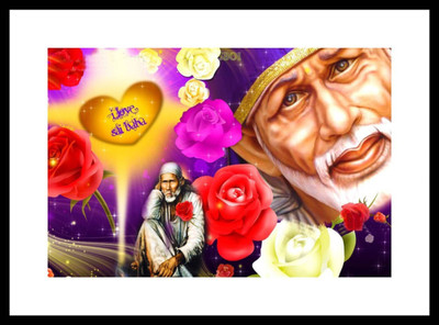 

Aabhaas Sai Baba Wall Poster Fine Art Print(12 inch X 18 inch, Rolled)