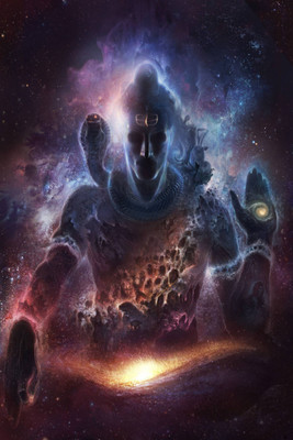 

Aabhaas Shiva Wall Poster Fine Art Print(12 inch X 18 inch, Rolled)