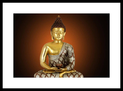 

Aabhaas Buddha Wall Poster Fine Art Print(12 inch X 18 inch, Rolled)