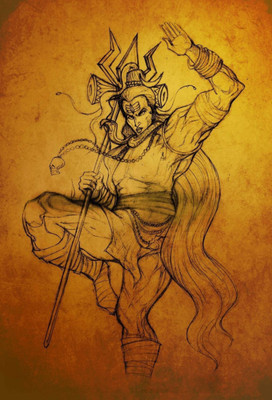 

Aabhaas Shiva Wall Poster Fine Art Print(12 inch X 18 inch, Rolled)