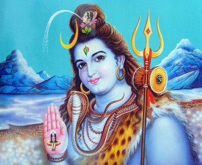 

Aabhaas Shiva Wall Poster Fine Art Print(12 inch X 18 inch, Rolled)
