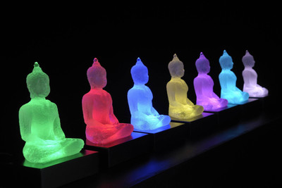 Aabhaas Buddha Wall Poster Fine Art Print(12 inch X 18 inch, Rolled)