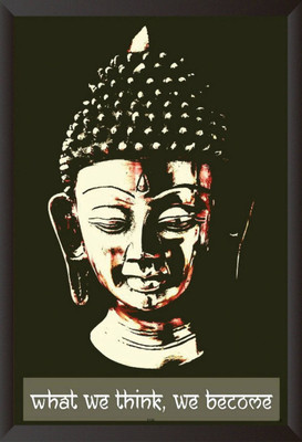 

Aabhaas Buddha Wall Poster Fine Art Print(12 inch X 18 inch, Rolled)
