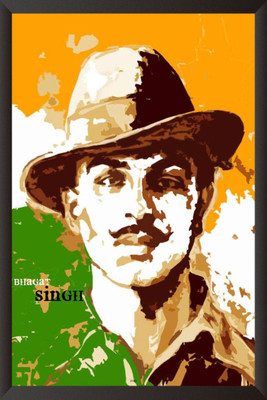 

Aabhaas Bhagat Singh Wall Poster Fine Art Print(12 inch X 18 inch, Rolled)