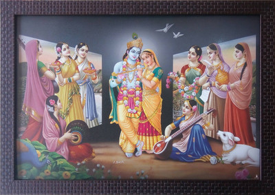 

Aabhaas Krishna Wall Poster Fine Art Print(12 inch X 18 inch, Rolled)