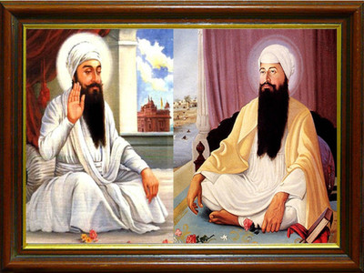 

Aabhaas Guru Nanak Wall Poster Fine Art Print(12 inch X 18 inch, Rolled)