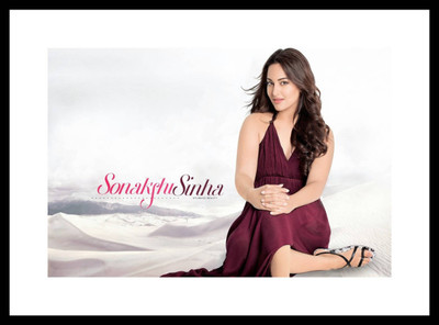 

Aabhaas Sonakshi Sinha Wall Poster Fine Art Print(12 inch X 18 inch, Rolled)