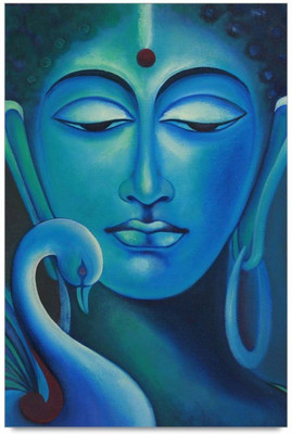 

Aabhaas Buddha Wall Poster Fine Art Print(12 inch X 18 inch, Rolled)