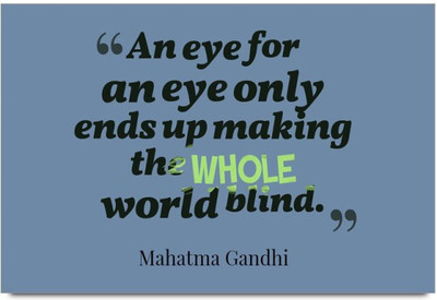 

Aabhaas Mahatma Gandhi Wall Poster Fine Art Print(12 inch X 18 inch, Rolled)