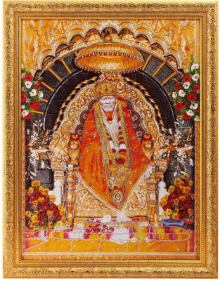 

Aabhaas Sai Baba Wall Poster Fine Art Print(12 inch X 18 inch, Rolled)