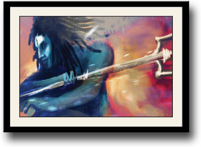 

Aabhaas Shiva Wall Poster Fine Art Print(12 inch X 18 inch, Rolled)