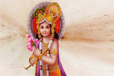 

Aabhaas Krishna Wall Poster Fine Art Print(12 inch X 18 inch, Rolled)
