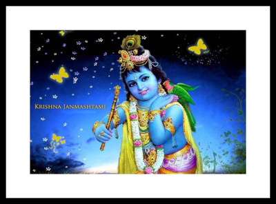 

Aabhaas Krishna Wall Poster Fine Art Print(12 inch X 18 inch, Rolled)