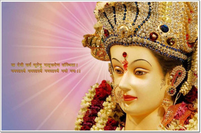 

Aabhaas Mata Lakshmi Wall Poster Fine Art Print(12 inch X 18 inch, Rolled)