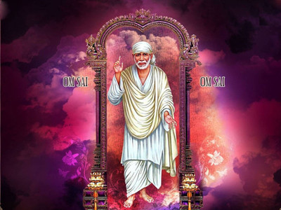 

Aabhaas Sai Baba Wall Poster Fine Art Print(12 inch X 18 inch, Rolled)