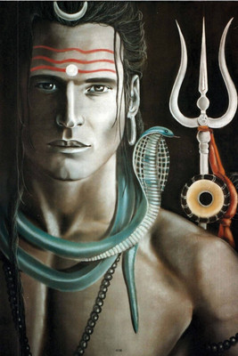 

Aabhaas Shiva Wall Poster Fine Art Print(12 inch X 18 inch, Rolled)