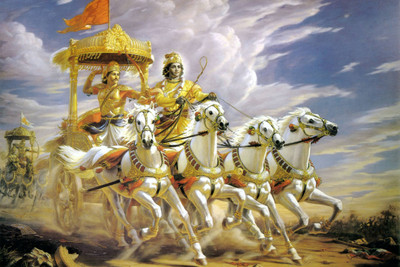 

Aabhaas Krishna Wall Poster Fine Art Print(12 inch X 18 inch, Rolled)