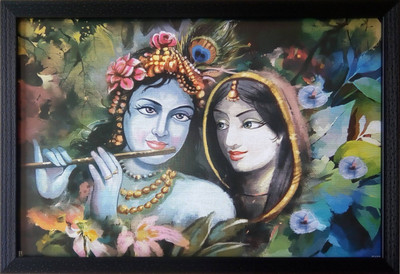 

Aabhaas Krishna Wall Poster Fine Art Print(12 inch X 18 inch, Rolled)