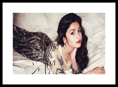 

Aabhaas Alia Bhatt Wall Poster Fine Art Print(12 inch X 18 inch, Rolled)