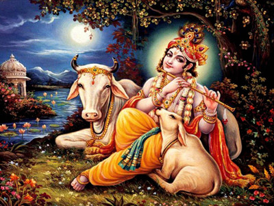 

Aabhaas Krishna Wall Poster Fine Art Print(12 inch X 18 inch, Rolled)