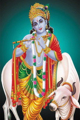 

Aabhaas Krishna Wall Poster Fine Art Print(12 inch X 18 inch, Rolled)