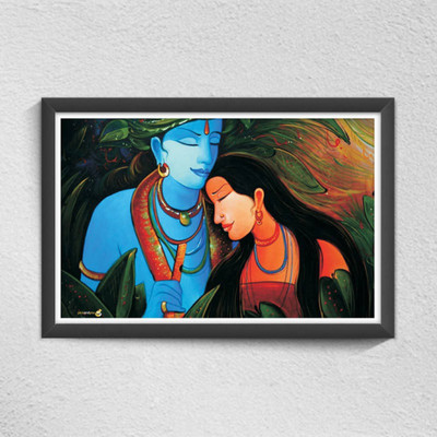 Aabhaas Krishna Wall Poster Fine Art Print(12 inch X 18 inch, Rolled)