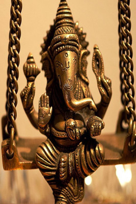

Aabhaas Ganesha Wall Poster Fine Art Print(12 inch X 18 inch, Rolled)
