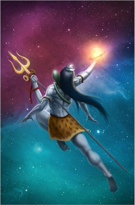 

Aabhaas Shiva Wall Poster Fine Art Print(12 inch X 18 inch, Rolled)