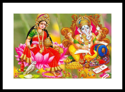 

Aabhaas Ganesha Wall Poster Fine Art Print(12 inch X 18 inch, Rolled)