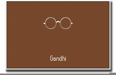 

Aabhaas Mahatma Gandhi Wall Poster Fine Art Print(12 inch X 18 inch, Rolled)