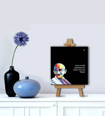

Aabhaas Mahatma Gandhi Wall Poster Fine Art Print(12 inch X 18 inch, Rolled)