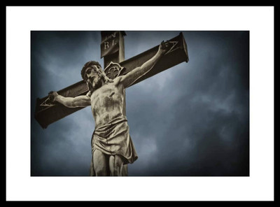 

Aabhaas Jesus Christ Wall Poster Fine Art Print(12 inch X 18 inch, Rolled)