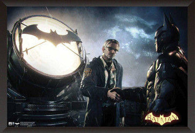 

Aabhaas Batman Arkham Origins Wall Poster Fine Art Print(12 inch X 18 inch, Rolled)
