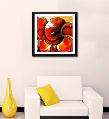 

Aabhaas Ganesha Wall Poster Fine Art Print(12 inch X 18 inch, Rolled)