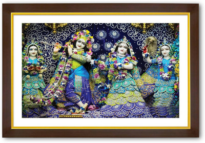 

Aabhaas Radha Krishna Wall Poster Fine Art Print(12 inch X 18 inch, Rolled)