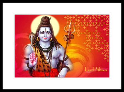 

Aabhaas Shiva Wall Poster Fine Art Print(12 inch X 18 inch, Rolled)