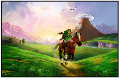

Aabhaas Legend of Zelda Wall Poster Fine Art Print(12 inch X 18 inch, Rolled)
