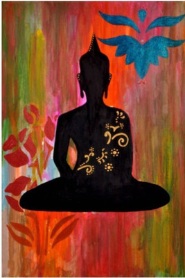

Aabhaas Buddha Wall Poster Fine Art Print(12 inch X 18 inch, Rolled)