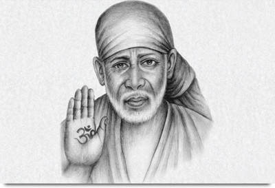 

Aabhaas Sai Baba Wall Poster Fine Art Print(12 inch X 18 inch, Rolled)