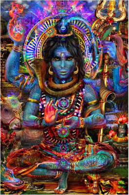 

Aabhaas Shiva Wall Poster Fine Art Print(12 inch X 18 inch, Rolled)