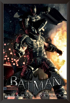 

Aabhaas Batman Arkham Origins Wall Poster Fine Art Print(12 inch X 18 inch, Rolled)