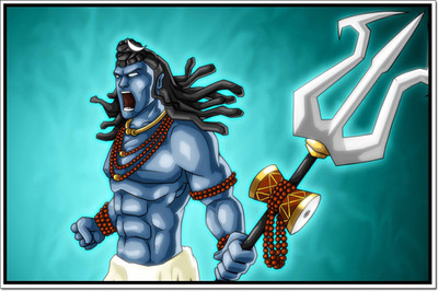 

Aabhaas Shiva Wall Poster Fine Art Print(12 inch X 18 inch, Rolled)